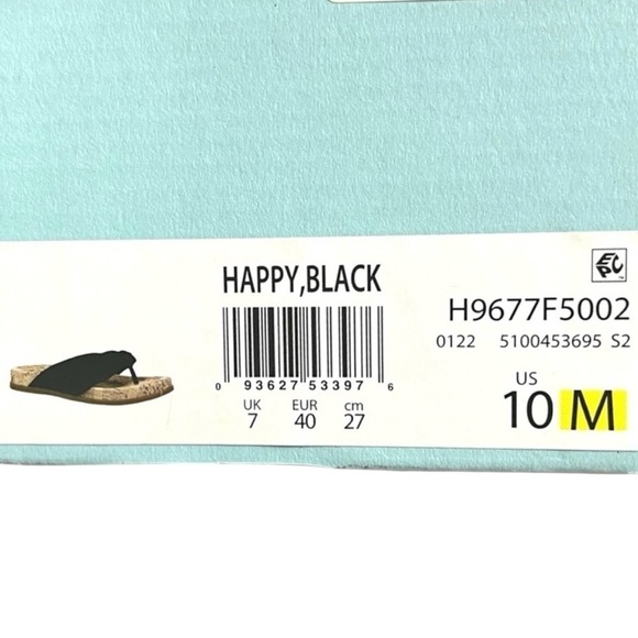 🌻NEW w/box Life Stride Velocity 2.0 Women's Happy Black Thong Sandals Size 10 - Picture 10 of 10